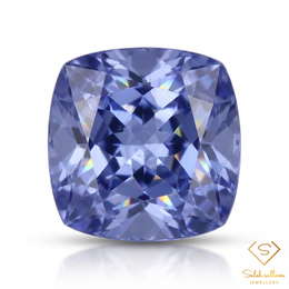 1.11 Ct Natural Blue Violet Tanzanite Cushion Cut Gemstone Tanzania