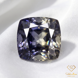 0.97 Ct Natural Violet Blue Tanzanite Cushion Cut Gemstone VS Clarity Tanzania