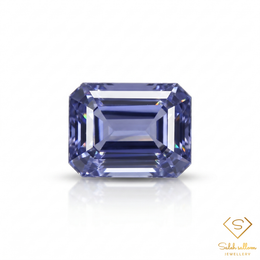 0.95 Ct Natural Violet Blue Tanzanite Octagon Cut Gemstone VS Clarity Tanzania