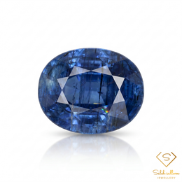 3.11 Ct Natural Blue Kyanite Oval Cut Gemstone – Deep Royal Blue Collector Stone