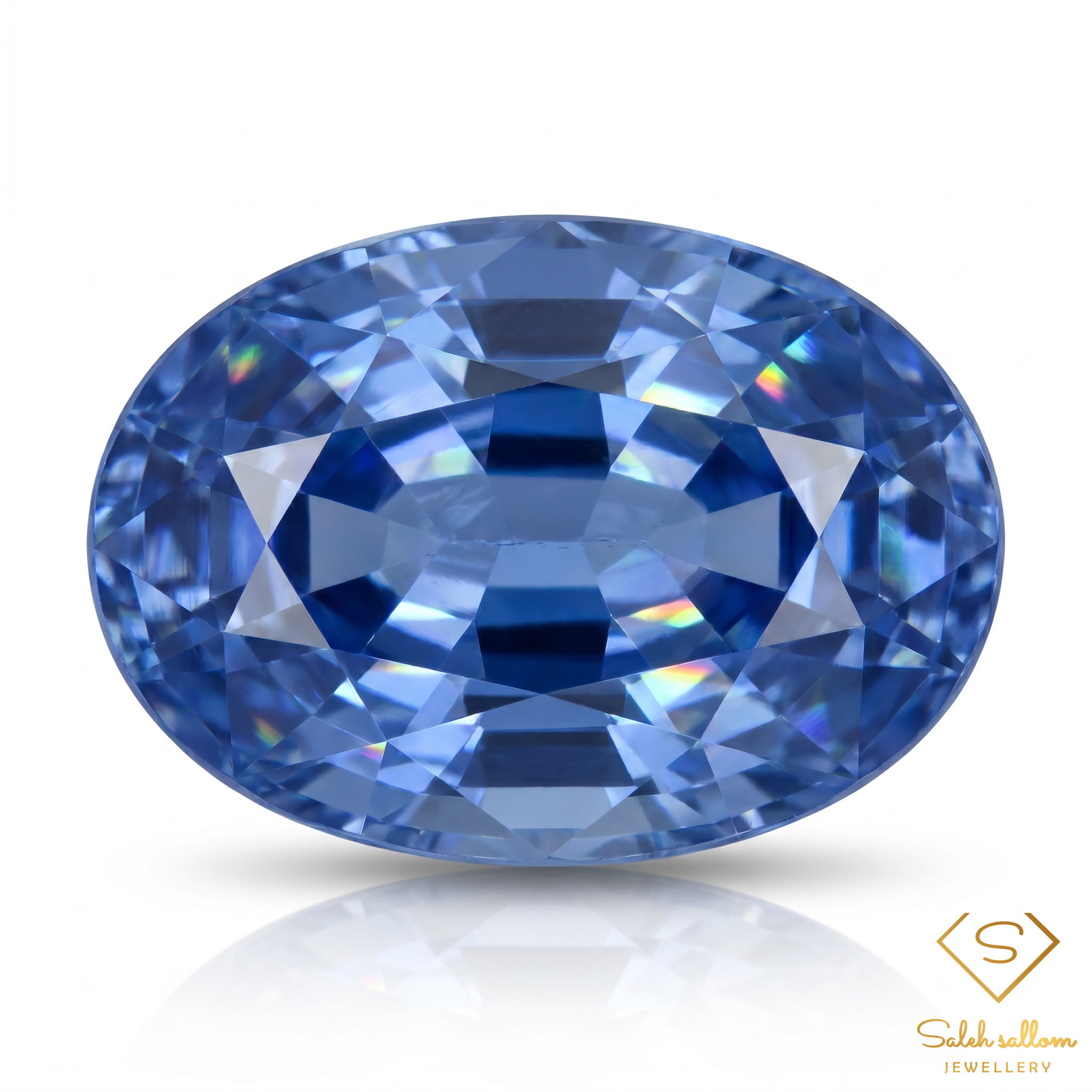 0.91 Ct Natural Untreated Blue Kyanite Oval Cut Gemstone from Nepal Main image