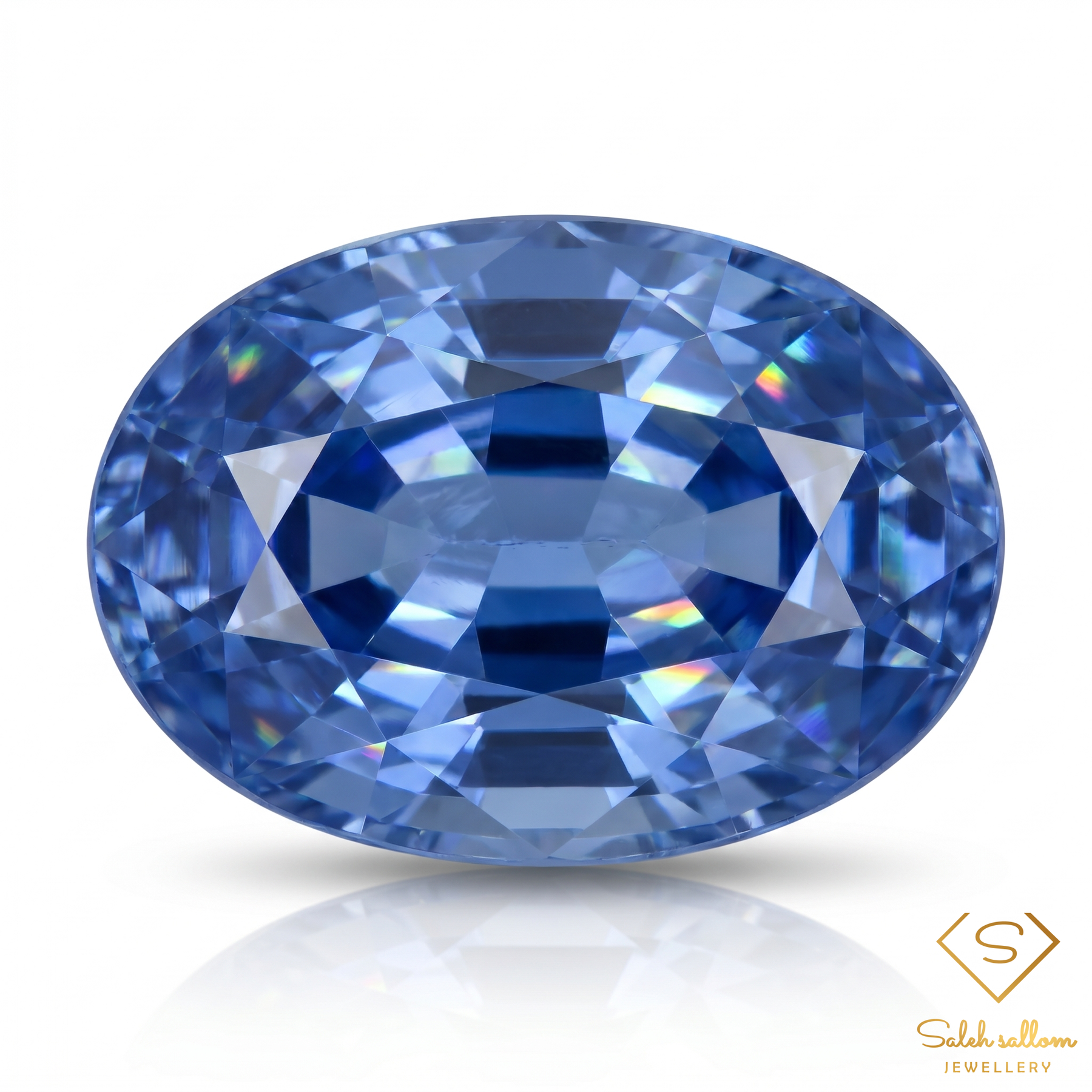0.91 Ct Natural Untreated Blue Kyanite Oval Cut Gemstone from Nepal
