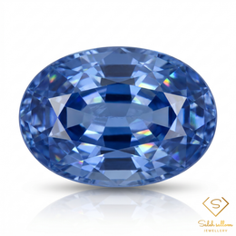 0.91 Ct Natural Untreated Blue Kyanite Oval Cut Gemstone from Nepal
