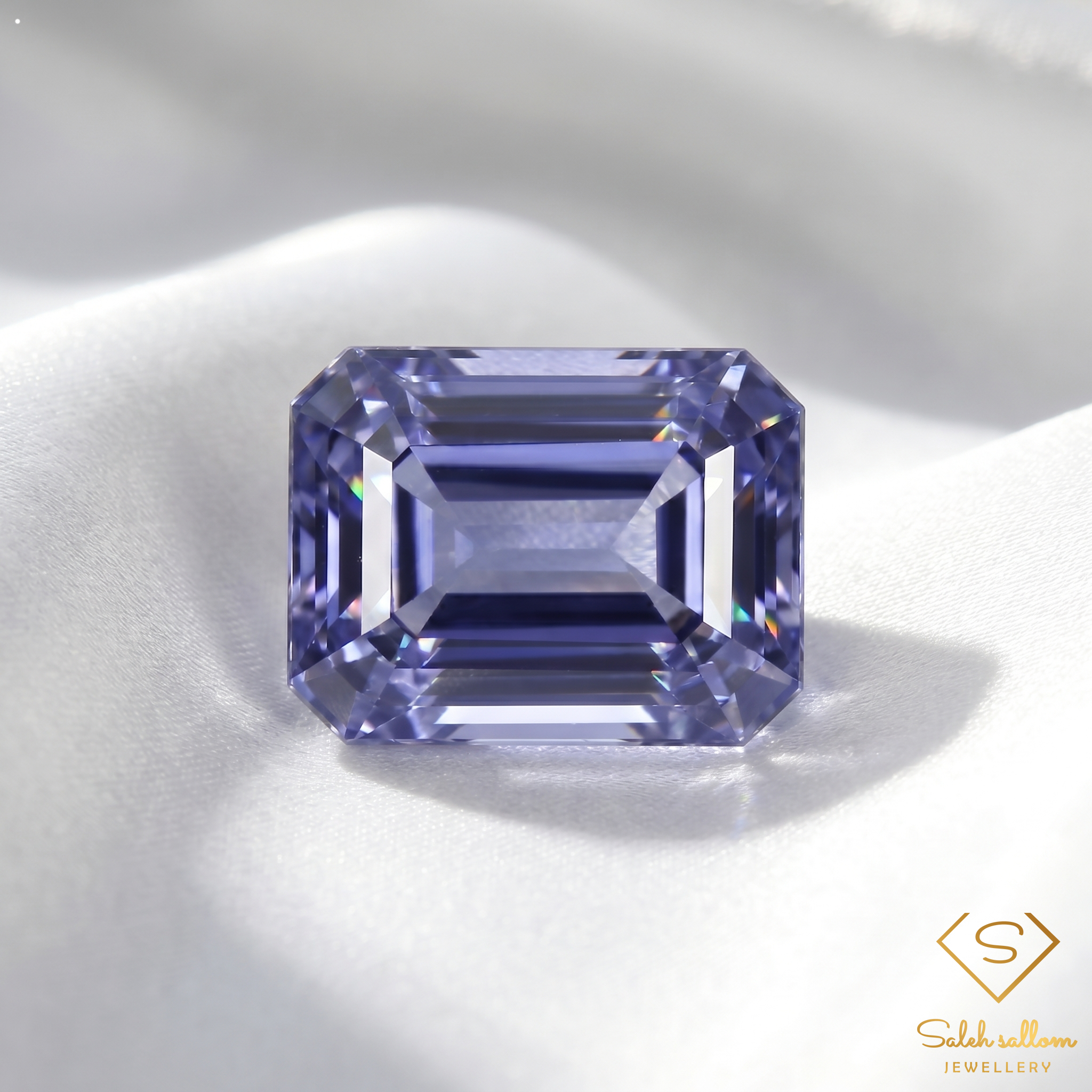 0.95 Ct Natural Violet Blue Tanzanite Octagon Cut Gemstone VS Clarity Tanzania Secondary image