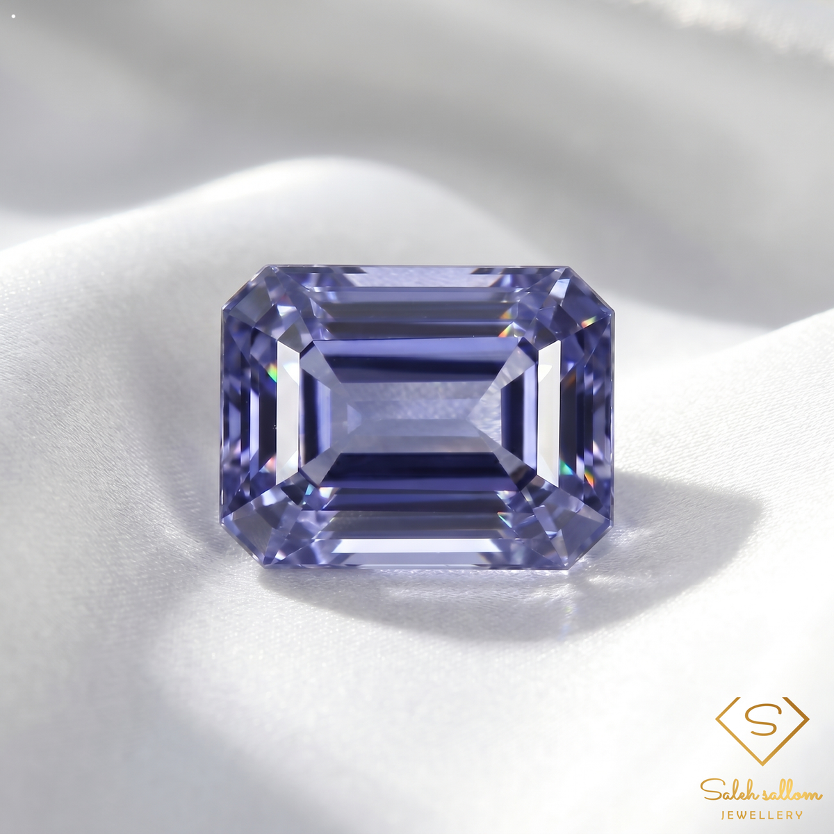 0.95 Ct Natural Violet Blue Tanzanite Octagon Cut Gemstone VS Clarity Tanzania