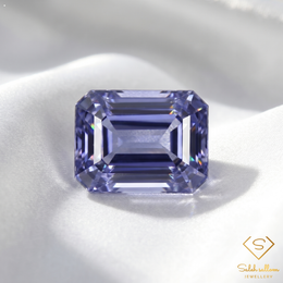 0.95 Ct Natural Violet Blue Tanzanite Octagon Cut Gemstone VS Clarity Tanzania