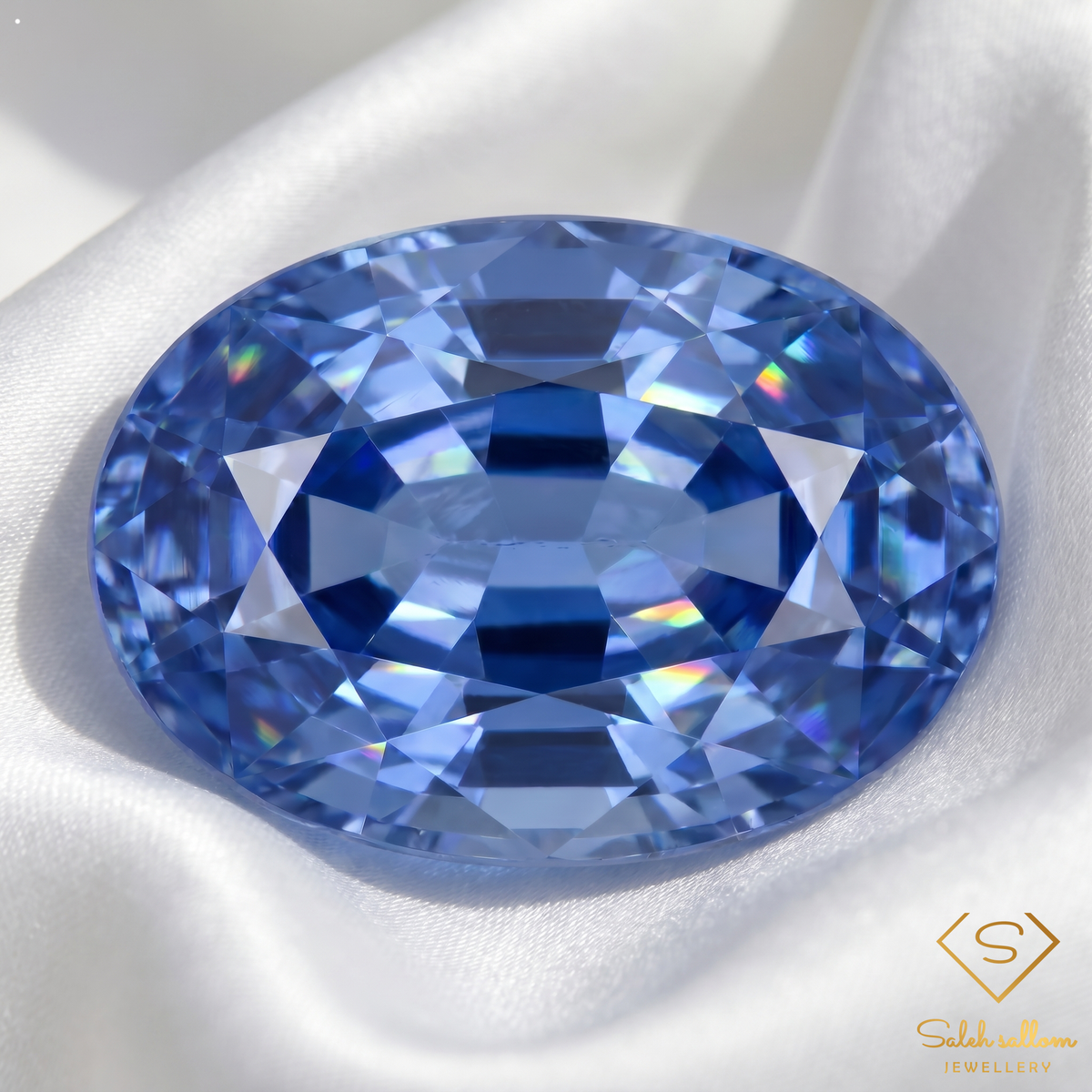 0.91 Ct Natural Untreated Blue Kyanite Oval Cut Gemstone from Nepal
