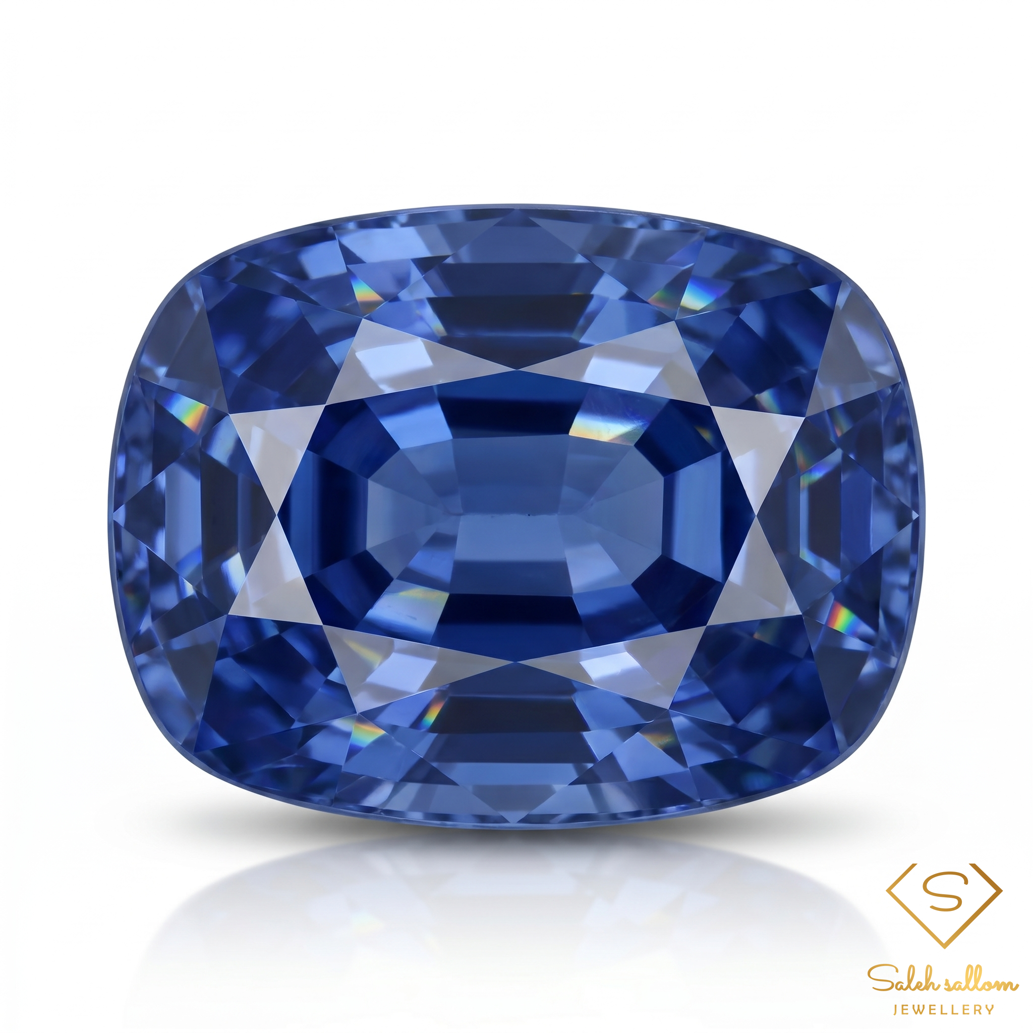 1.31 Ct Natural Untreated Blue Kyanite Cushion Cut Gemstone from Nepal Main image