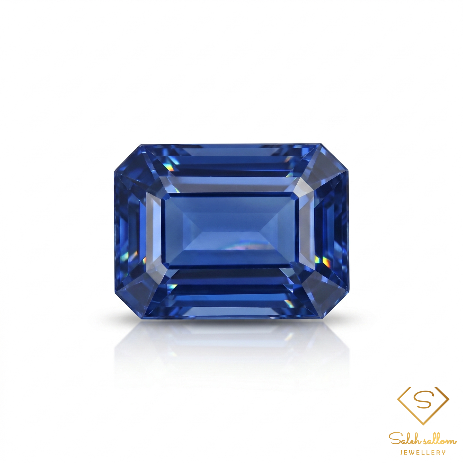 1.10 Ct Natural Untreated Blue Kyanite Octagon Cut Gemstone from Nepal