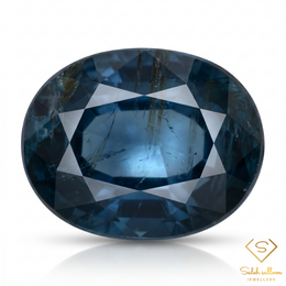 1.91 Ct Natural Untreated Bluish Green Kyanite Oval Gemstone from Sri Lanka