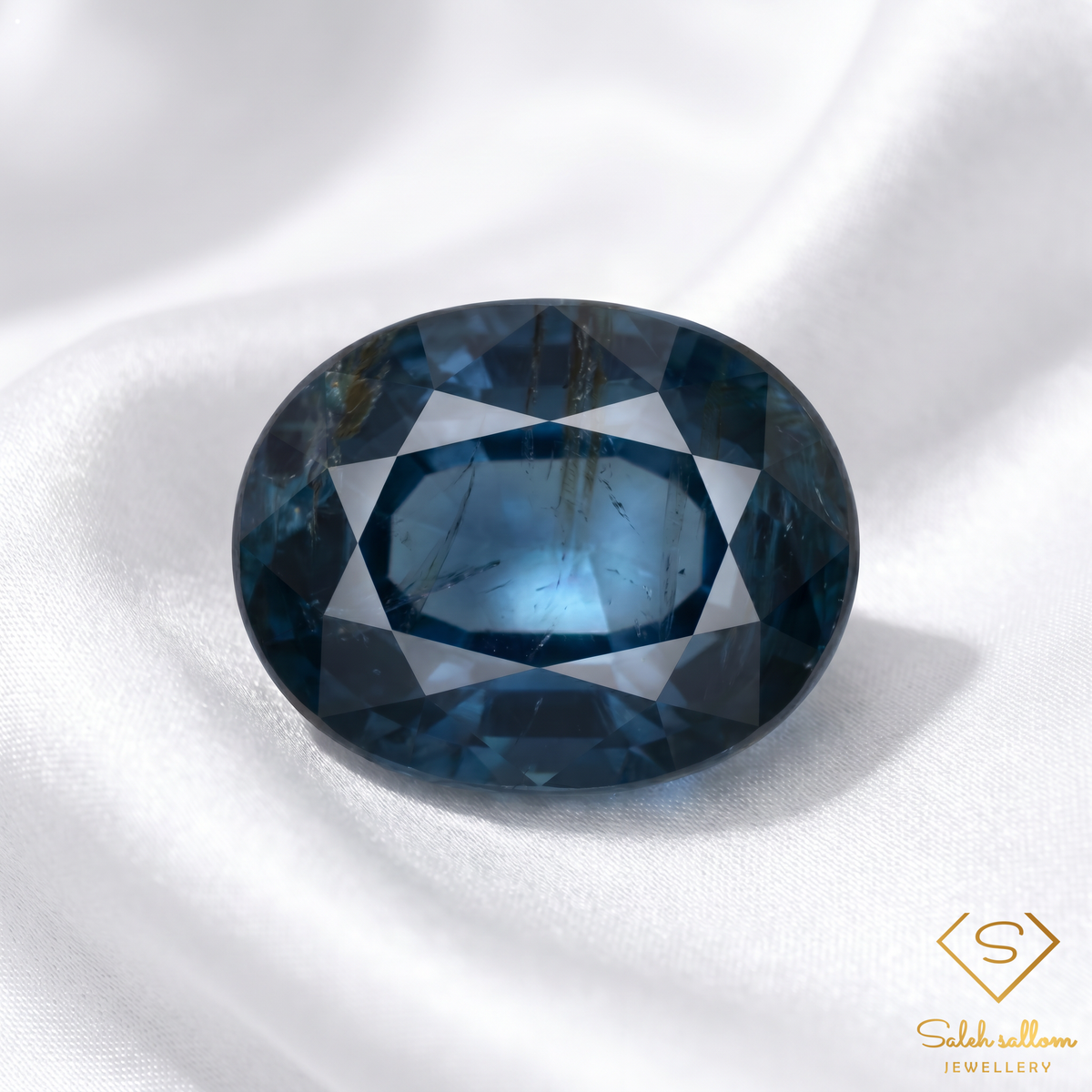 1.91 Ct Natural Untreated Bluish Green Kyanite Oval Gemstone from Sri Lanka