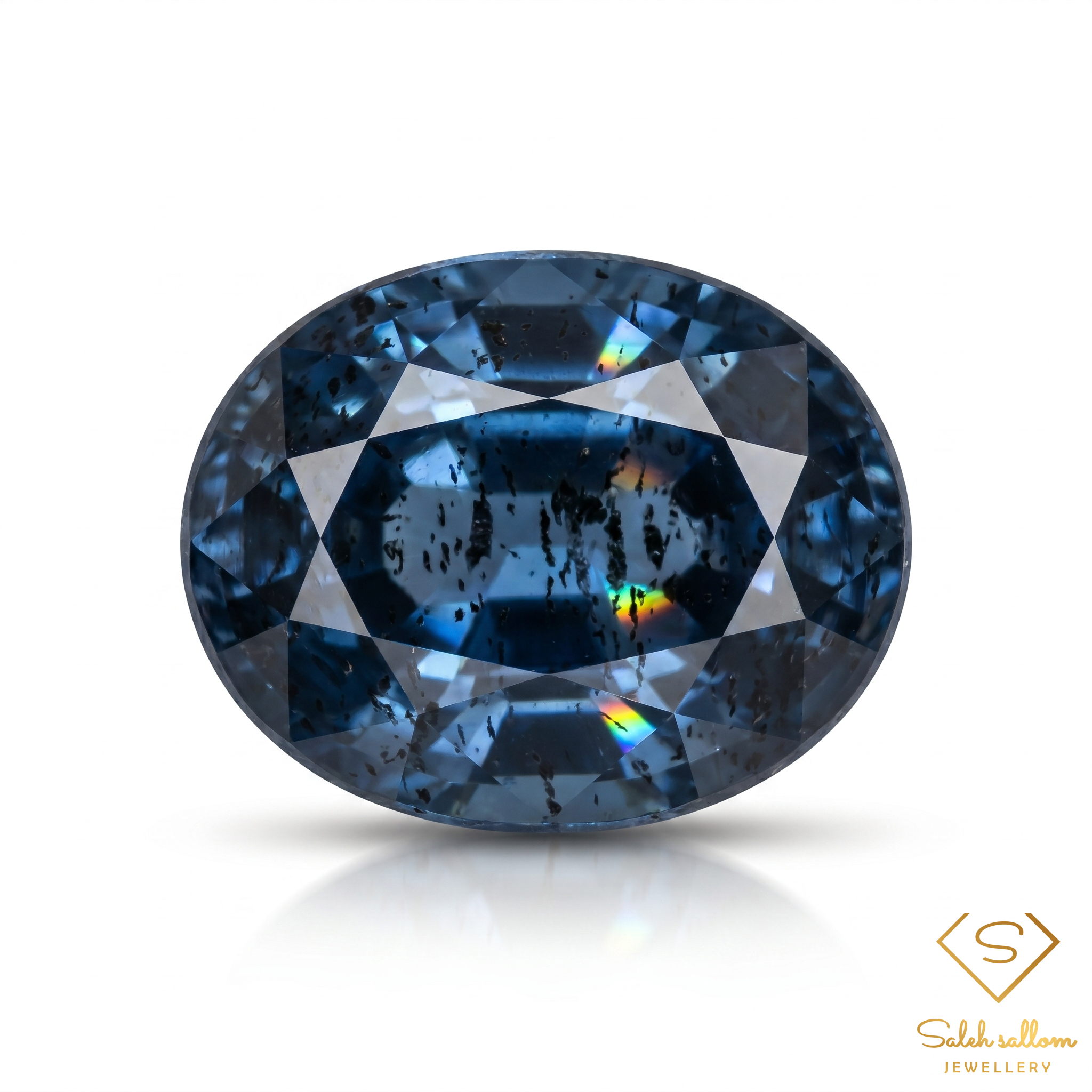 3.16 Ct Natural Untreated Blue Kyanite Oval Gemstone from Sri Lanka Main image
