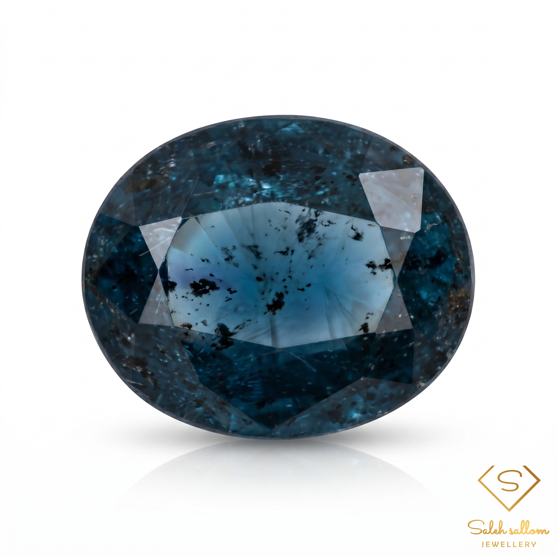 3.90 Ct Natural Untreated Greenish Blue Kyanite Oval Gemstone from Sri Lanka