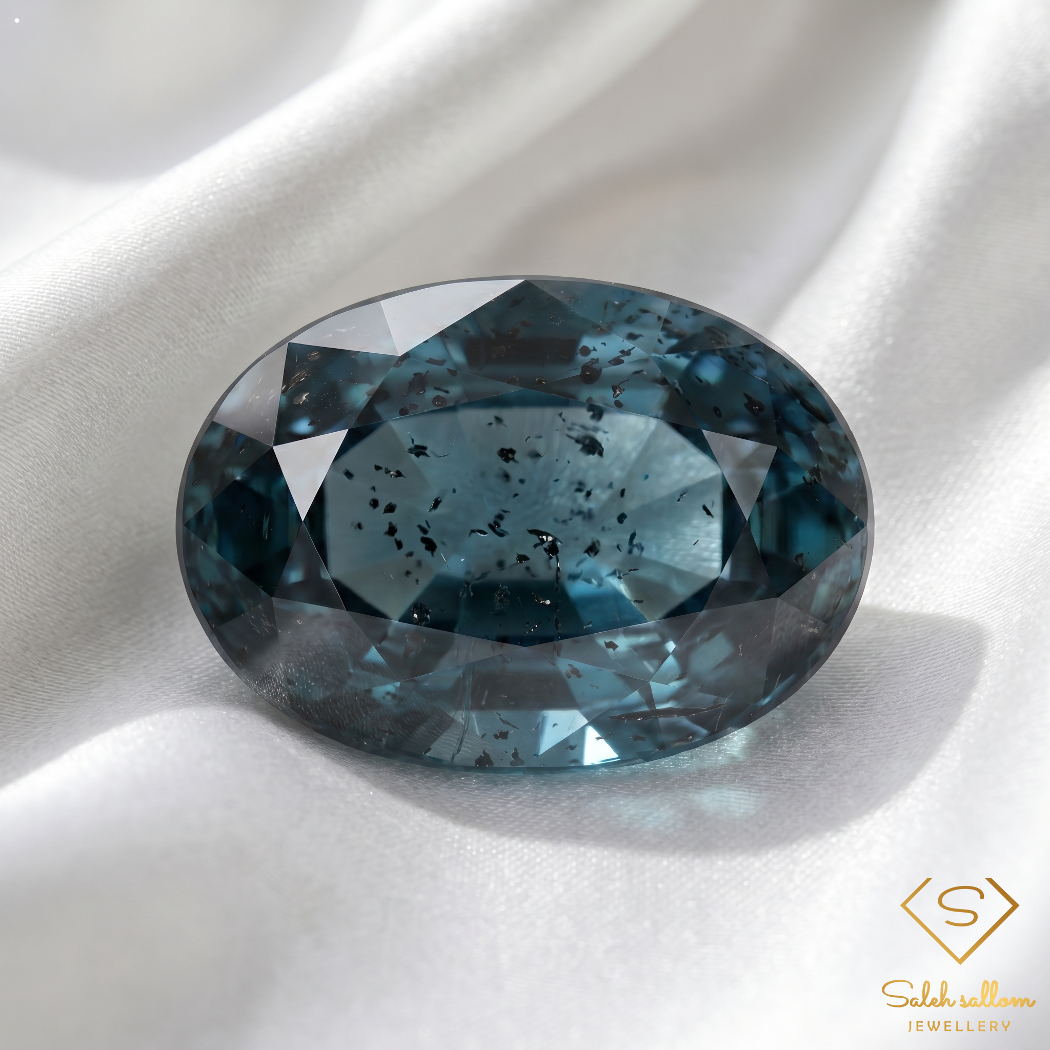 5.37 Ct Natural Untreated Greenish Blue Kyanite Oval Gemstone from Sri Lanka Secondary image