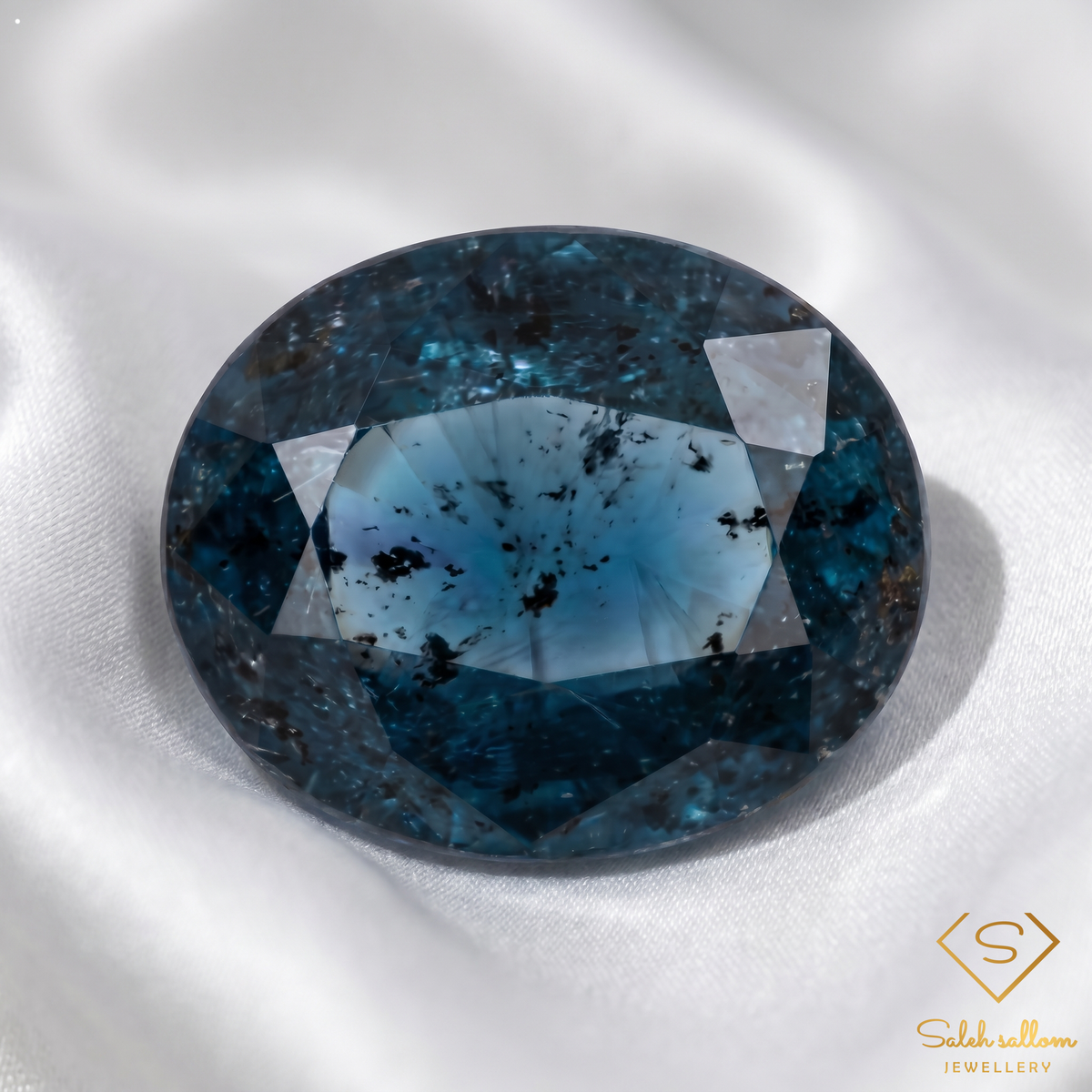 3.90 Ct Natural Untreated Greenish Blue Kyanite Oval Gemstone from Sri Lanka