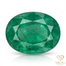 1.64 Ct Natural Emerald Oval Gemstone – Vivid Green Emerald