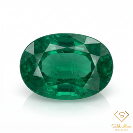 1.92 Ct Natural Emerald Oval Cut Green Gemstone