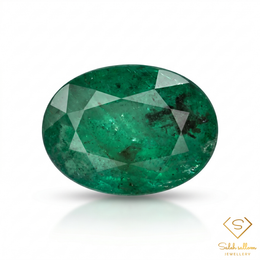 1.86 Ct Natural Emerald Oval Cut Green Gemstone