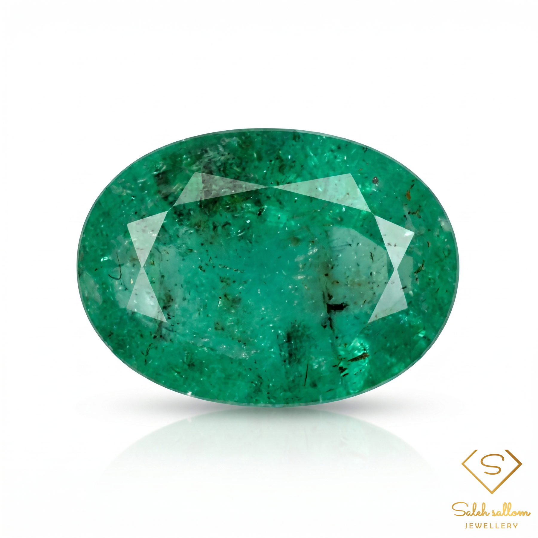 0.93 Ct Natural Emerald Oval Cut Green Gemstone