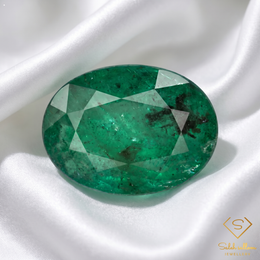 1.86 Ct Natural Emerald Oval Cut Green Gemstone