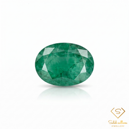 1.86 Ct Natural Emerald Oval Cut Green Gemstone