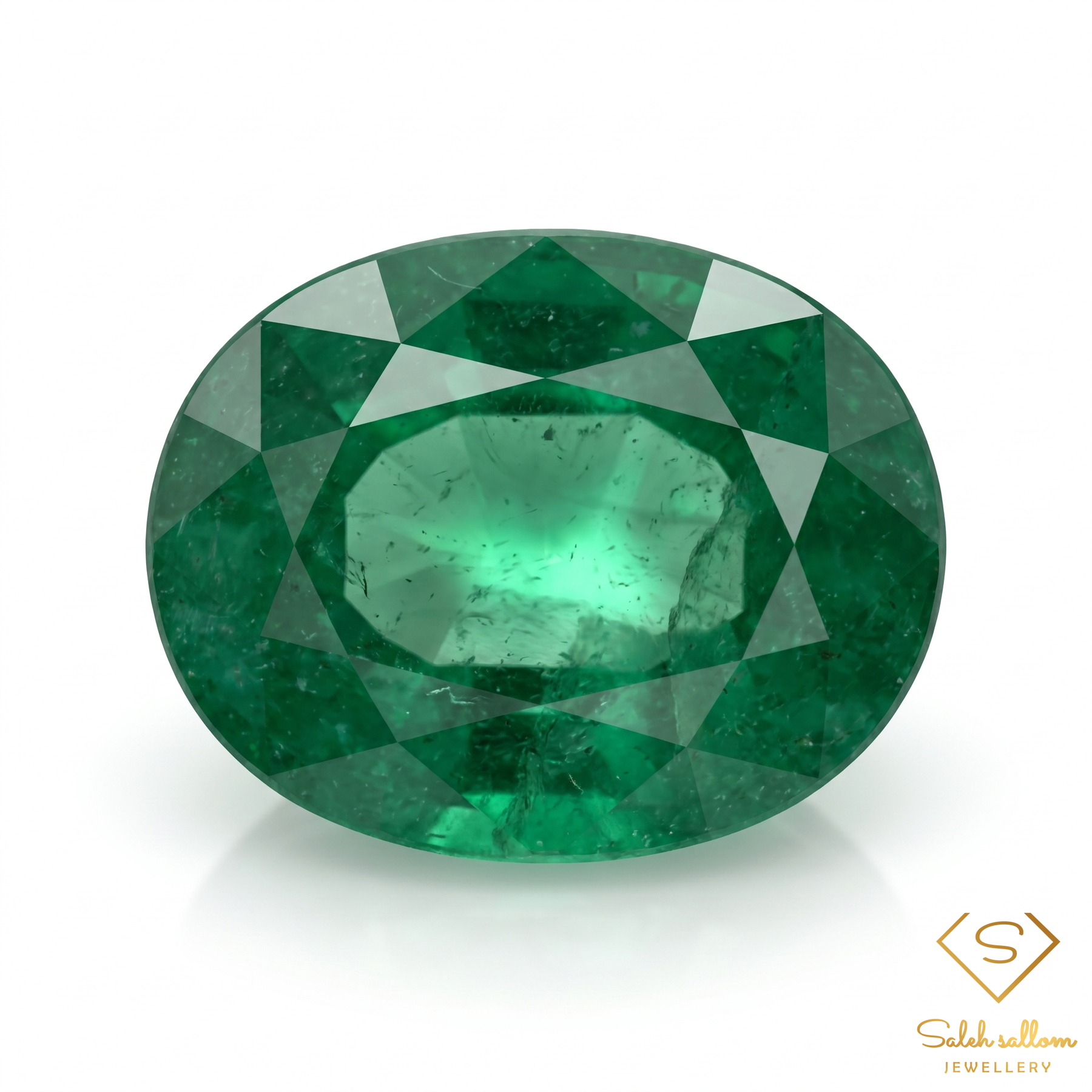 4.54 Ct Natural Emerald Oval Cut Green Gemstone