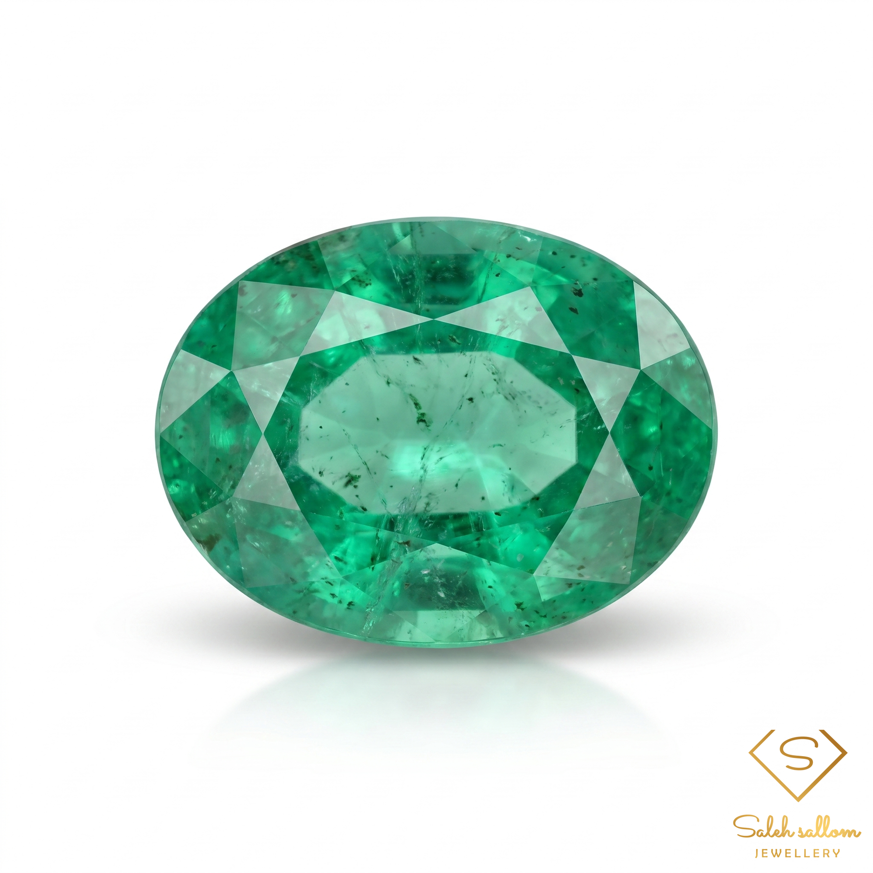 1.04 Ct Natural Emerald Oval Cut Green Gemstone