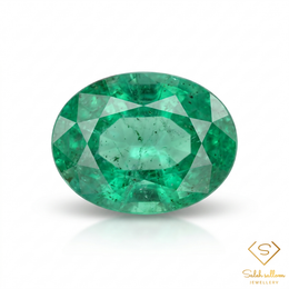 1.04 Ct Natural Emerald Oval Cut Green Gemstone