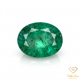 0.60 Ct Natural Emerald Oval Cut Green Gemstone