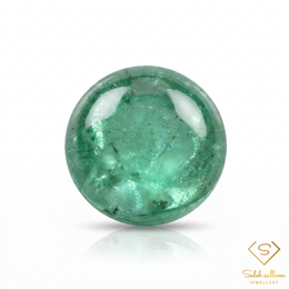 0.39 Ct Natural Emerald Cabochon Cut Green Gemstone