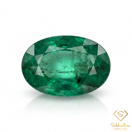 2.02 Ct Natural Emerald Oval Cut Green Gemstone