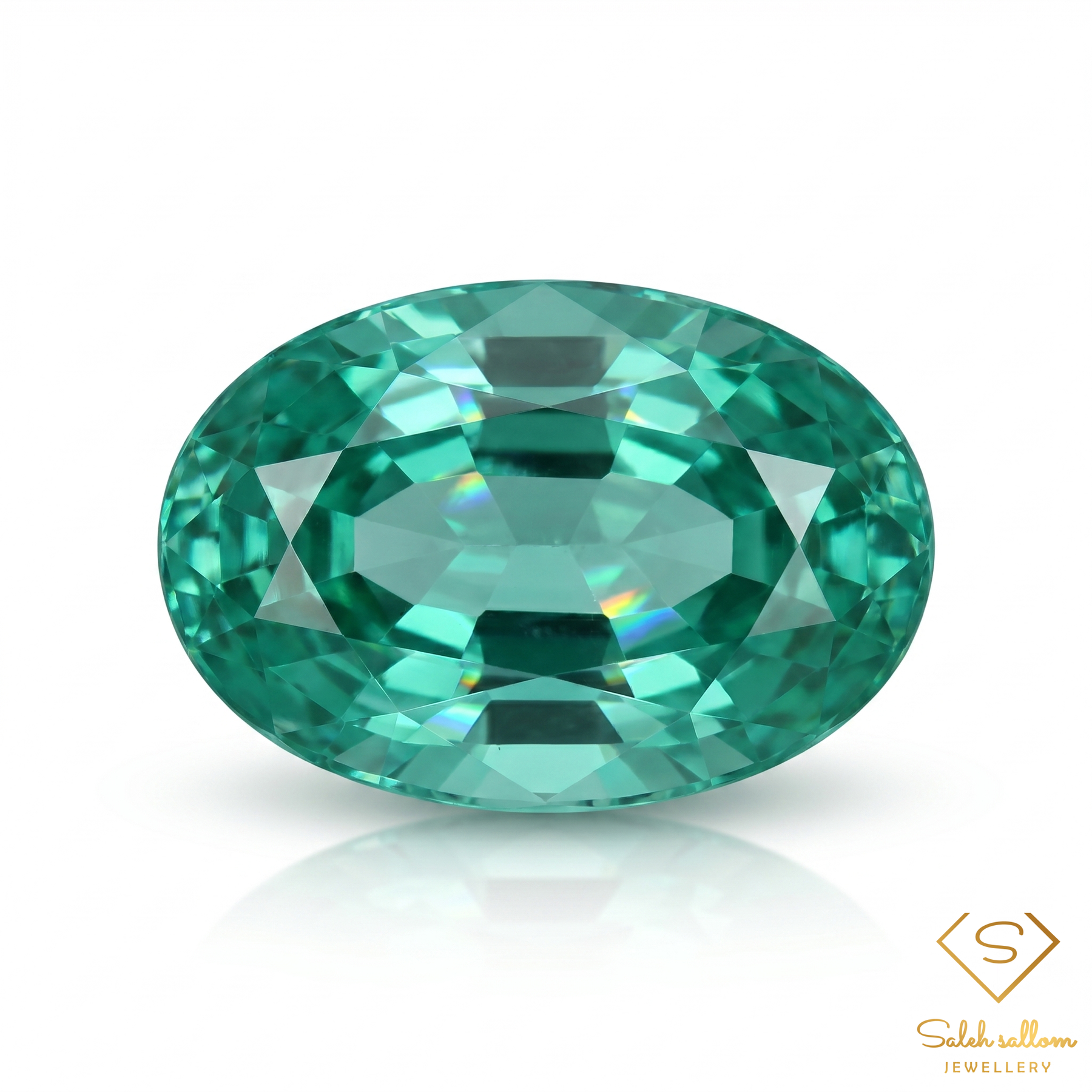 1.00 Ct Natural Emerald Oval Cut Green Gemstone