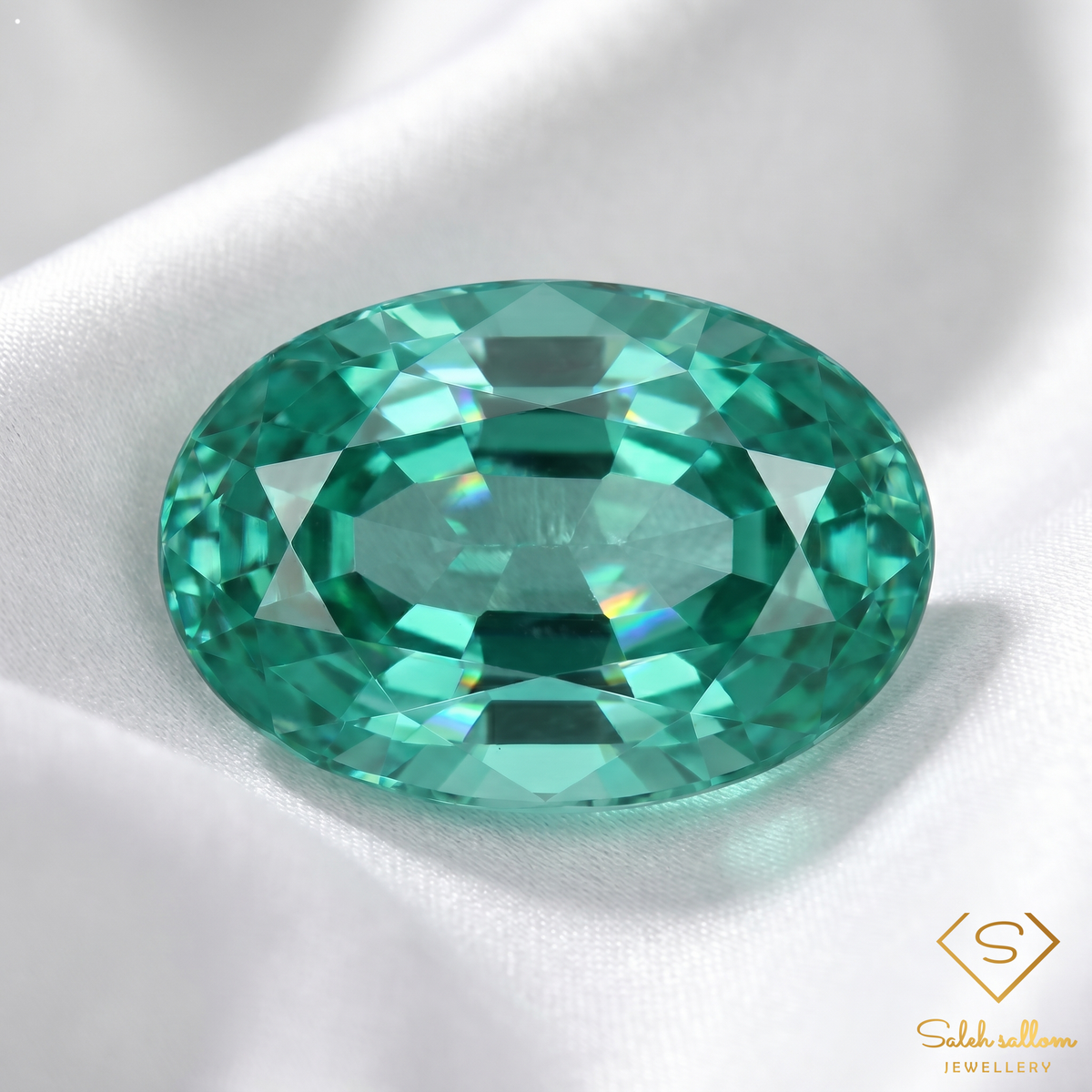 1.00 Ct Natural Emerald Oval Cut Green Gemstone