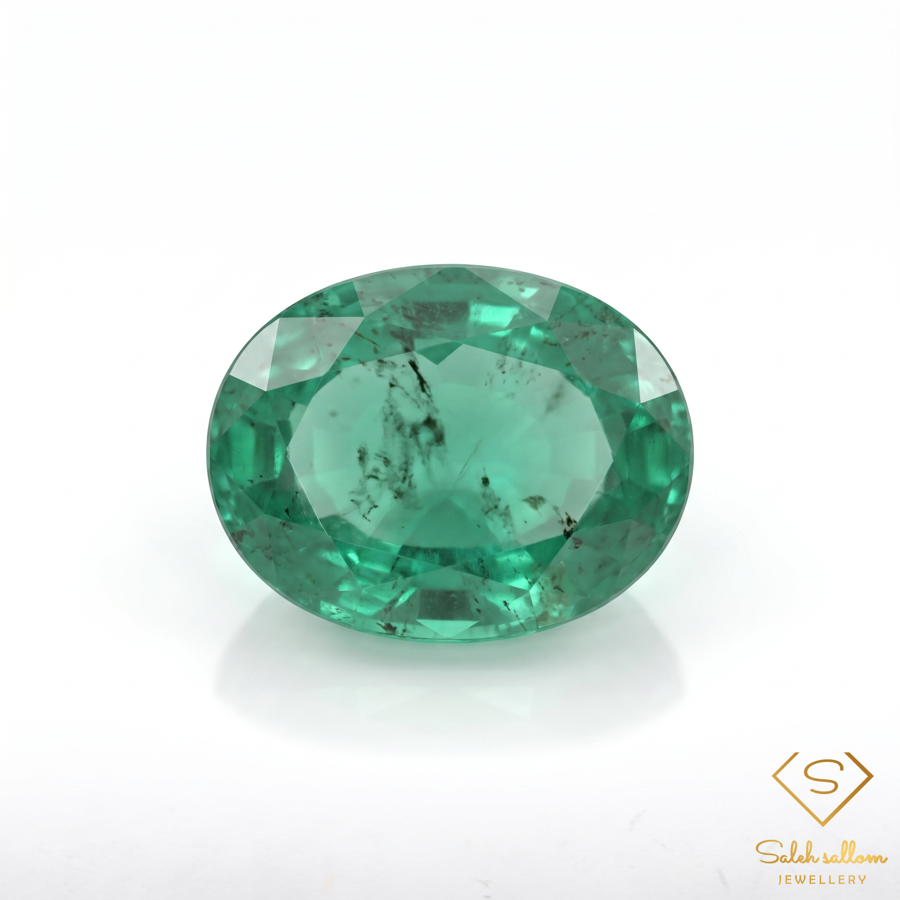 0.93 Ct Natural Emerald Oval Cut Green Gemstone