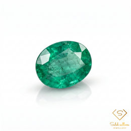 0.52 Ct Natural Emerald Oval Cut Green Gemstone