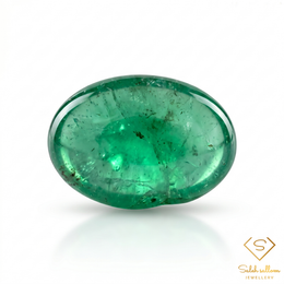 0.94 Ct Natural Emerald Cabochon Green Gemstone