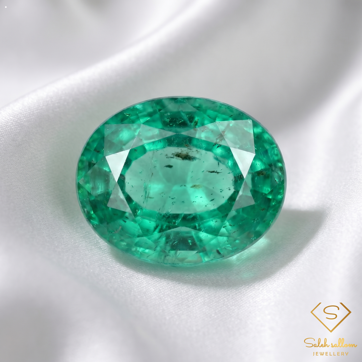 0.47 Ct Natural Emerald Oval Cut Green Gemstone