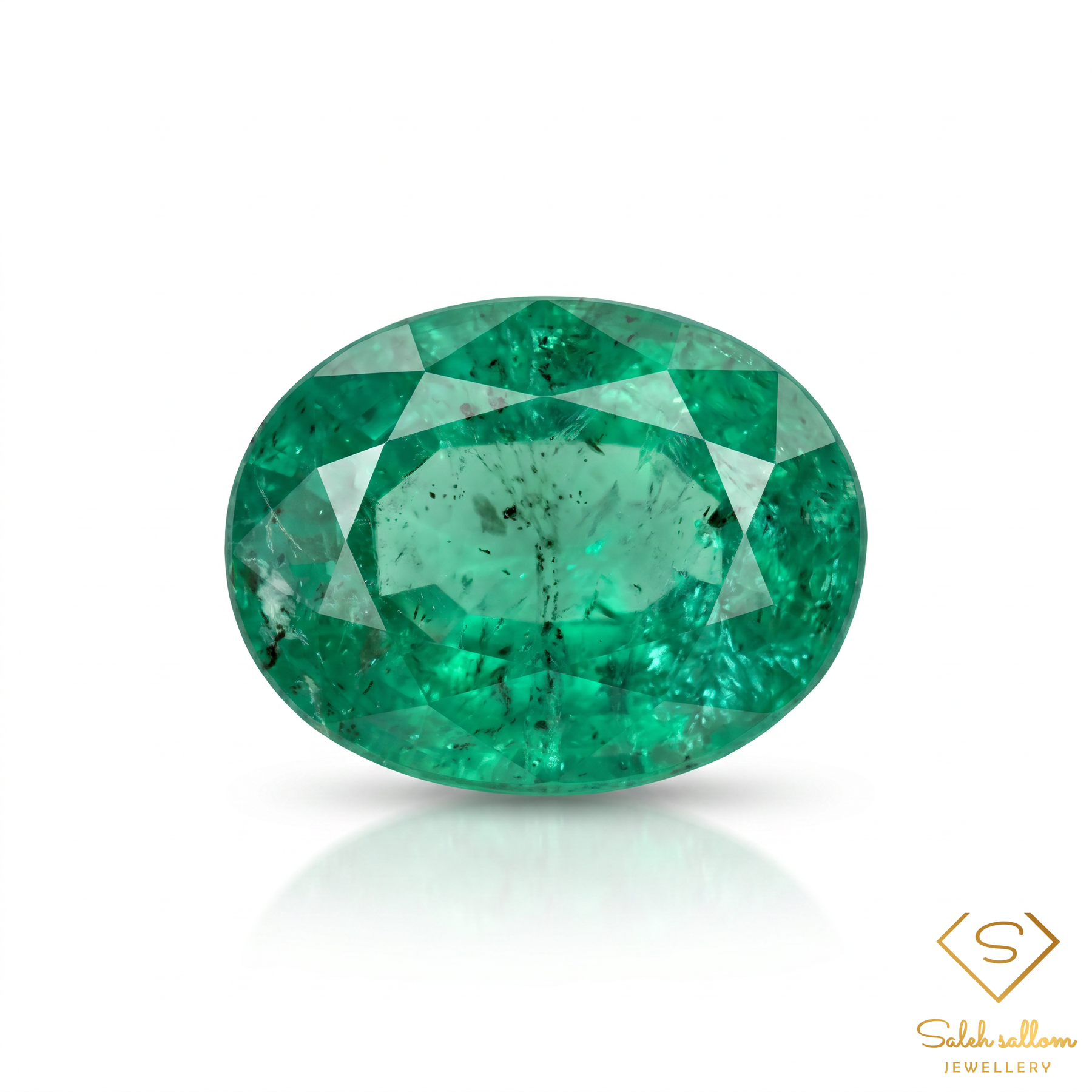 1.15 Ct Natural Emerald Oval Cut Green Gemstone