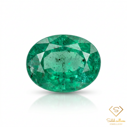 1.15 Ct Natural Emerald Oval Cut Green Gemstone