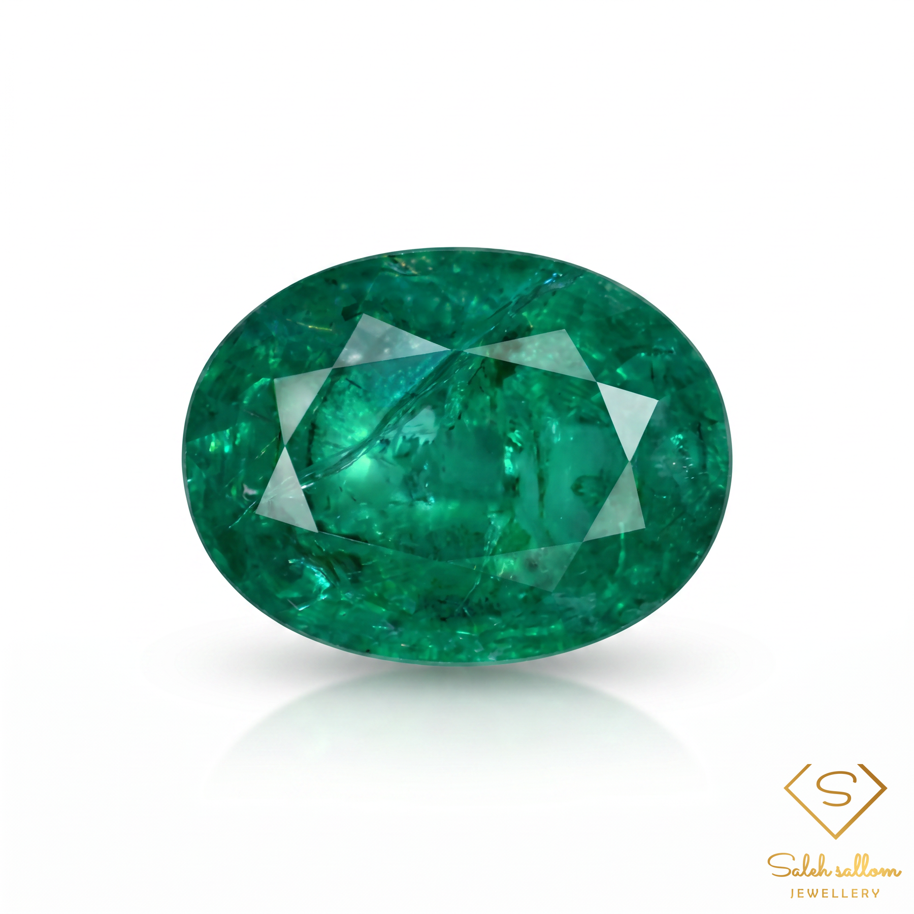 1.12 Ct Natural Emerald Oval Cut Green Gemstone