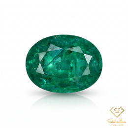 1.12 Ct Natural Emerald Oval Cut Green Gemstone