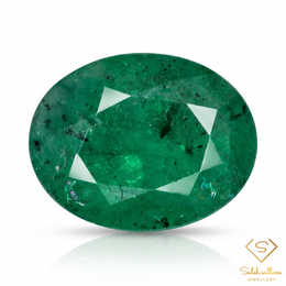 1.45 Ct Natural Emerald Oval Cut Green Gemstone