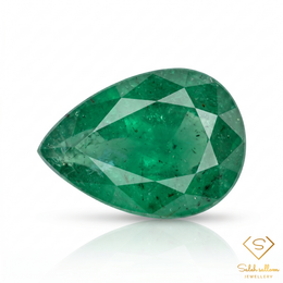2.99 Ct Natural Emerald Pear Cut Green Gemstone