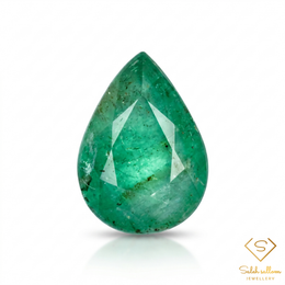 2.17 Ct Natural Emerald Pear Cut Green Gemstone