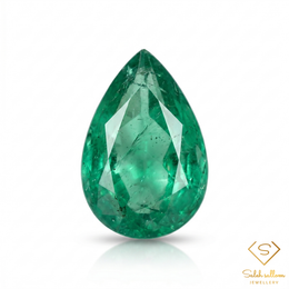 2.00 Ct Natural Emerald Pear Cut Green Gemstone