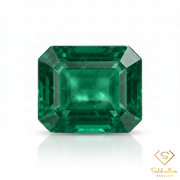 2.47 Ct Natural Emerald Emerald-Cut Green Gemstone
