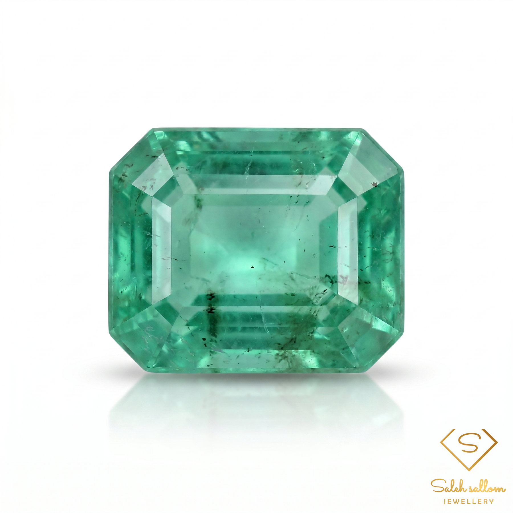 1.05 Ct Natural Emerald Emerald-Cut Green Gemstone