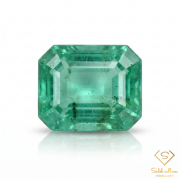 1.05 Ct Natural Emerald Emerald-Cut Green Gemstone