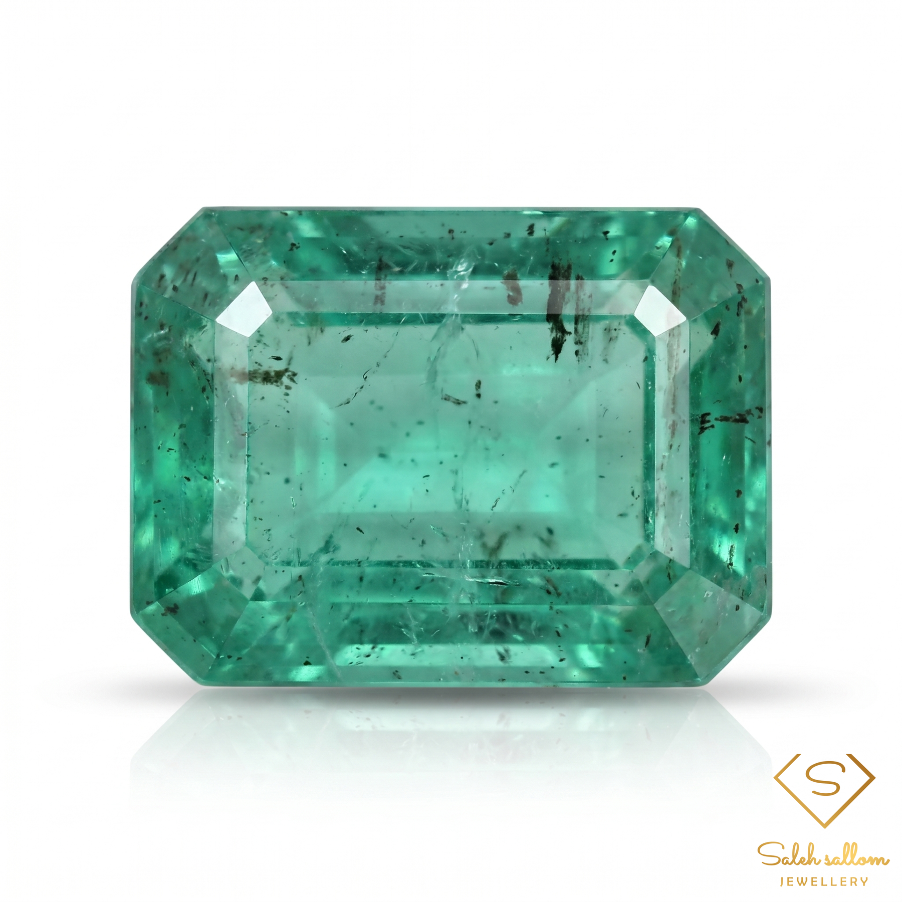 1.01 Ct Natural Emerald Emerald-Cut Green Gemstone