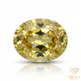 0.66 Ct Natural Yellowish Green Grossular Garnet VS Oval Cut Gemstone from Mali